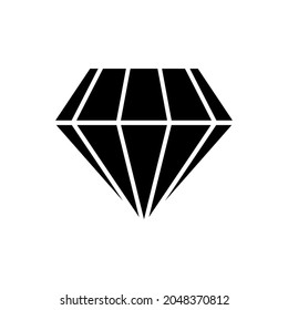 Diamond icon vector png isolated on white background
