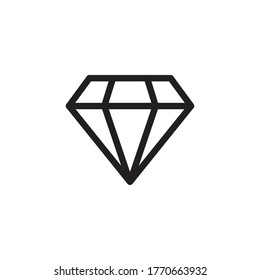 diamond icon vector sign symbol