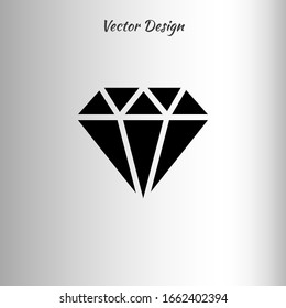 Diamond Icon Vector. Simple symbol.