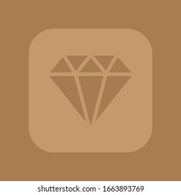 Diamond Icon Vector. Simple symbol.