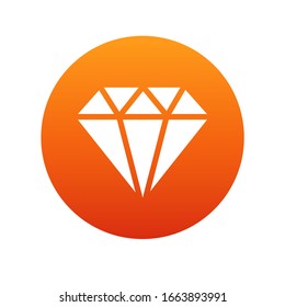 Diamond Icon Vector. Simple symbol.