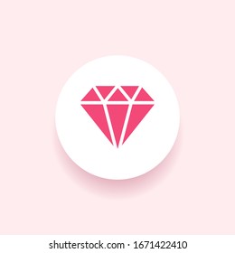 Diamond Icon Vector. Simple symbol.