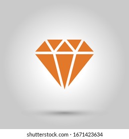 Diamond Icon Vector. Simple symbol.