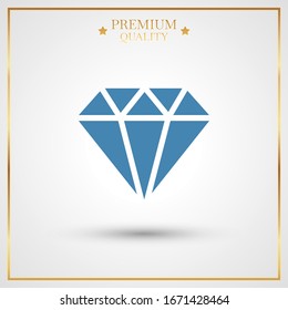 Vector de iconos de diamantes. Sencillo símbolo.