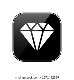 Diamond Icon Vector. Simple symbol.