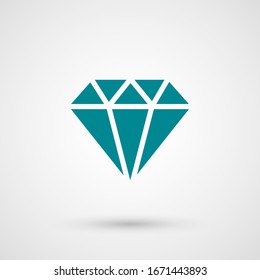 Diamond Icon Vector. Simple symbol.