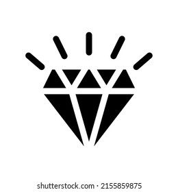Diamond Icon Vector Symbol Design Illustration