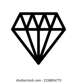 Ilustración de diseño de símbolo de vectores de iconos de diamante