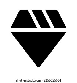 Ilustración de diseño de símbolo de vectores de iconos de diamante