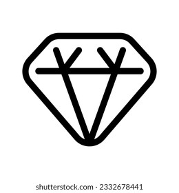 Ilustración de diseño de símbolo de vectores de iconos de diamante
