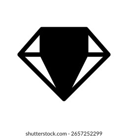 Ilustração de design de símbolo de vetor de ícone de diamante