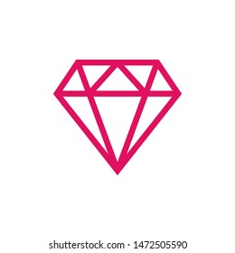 Diamond icon vector symbol illustration