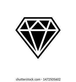 Diamond icon vector symbol illustration