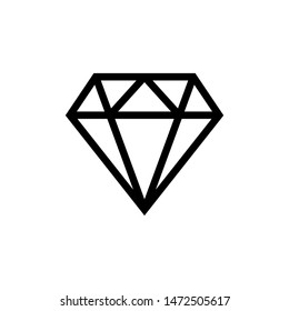 Diamond icon vector symbol illustration