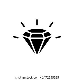 Diamond icon vector symbol illustration