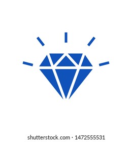 Diamond icon vector symbol illustration