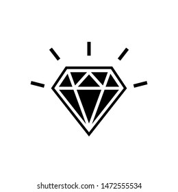 Diamond icon vector symbol illustration