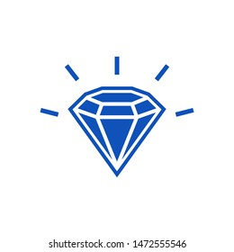 Diamond icon vector symbol illustration