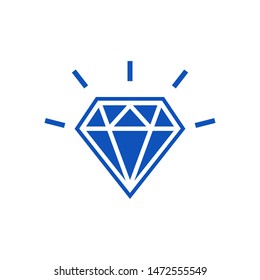 Diamond icon vector symbol illustration