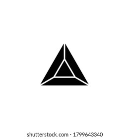 Símbolo vectorial de icono de diamante ilustración aislada fondo blanco