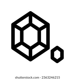 diamond icon. vector icon for your website, mobile, presentation, and logo design.