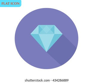 Diamond Icon Vector.Flat design