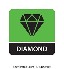 Diamond icon for web and mobile