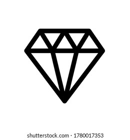 Vektordiamantensymbol. EPS. 10.