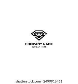 diamond initial s logo design vector