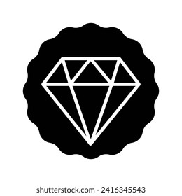 Diamond Insider-Button mit dem Konzept eines hochwertigen Vektordesigns, hochwertigem Symbol