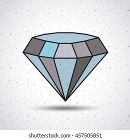 diamond isolated icon design, vector illustration  graphic 