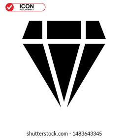diamond isolated sign symbol vector illustration - high quality black style vector icons
