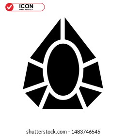 diamond isolated sign symbol vector illustration - high quality black style vector icons
