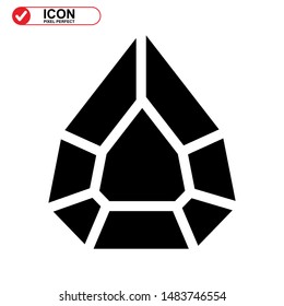 diamond isolated sign symbol vector illustration - high quality black style vector icons
