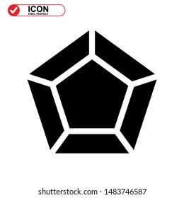 diamond isolated sign symbol vector illustration - high quality black style vector icons
