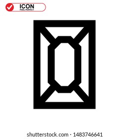 diamond isolated sign symbol vector illustration - high quality black style vector icons
