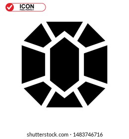 diamond isolated sign symbol vector illustration - high quality black style vector icons
