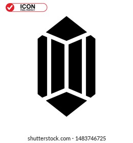 diamond isolated sign symbol vector illustration - high quality black style vector icons
