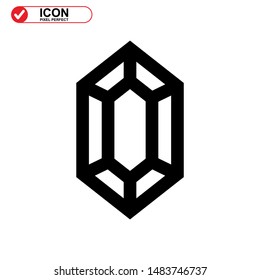 diamond isolated sign symbol vector illustration - high quality black style vector icons
