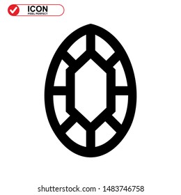 diamond isolated sign symbol vector illustration - high quality black style vector icons
