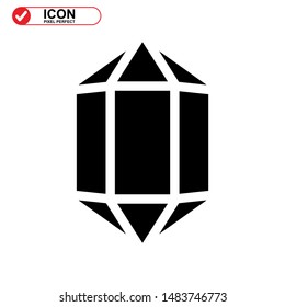 diamond isolated sign symbol vector illustration - high quality black style vector icons
