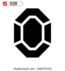 diamond isolated sign symbol vector illustration - high quality black style vector icons
