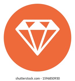 
Diamond   Isolated Vector icon which can easily modify or edit

