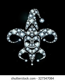 Diamond Jester Mask