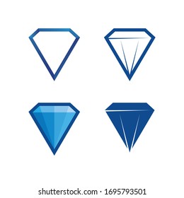 Diamond and Jewel design vector Logo Template symbol