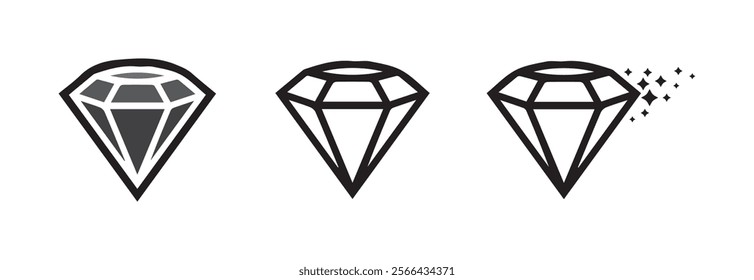 Diamond and Jewel design vector Logo Template symbol