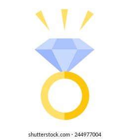 diamond jewel stone vector icon