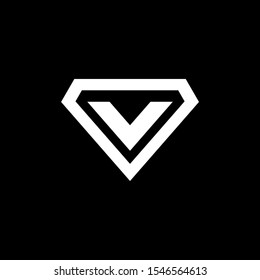 Diamond Jewellery Logo Design Vector and Illustration Template. diamond icon.