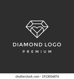 
Diamond Jewellery Logo Design Vector Template