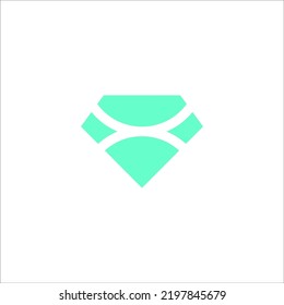 signo vectorial del diseño del logotipo de joyería de diamantes